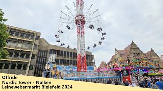 Nordic Tower - Nülken (Neuheit / Premiere - Offride Video) Leinewebermarkt Kirmes Bielefeld 2024