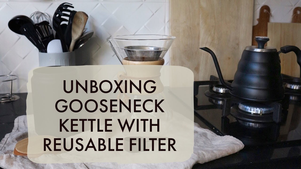 HOW TO USE A GOOSENECK KETTLE WITH COFFEE DRIPPER and CHEMEX 6-cup