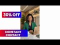 Constant Contact Coupon Code | Constant Contact Discount Code | 30% OFF