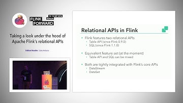 Flink Forward 2016: Fabian Hueske - Taking a look under the hood of Apache Flink’s relational APIs