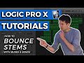 How To Bounce Stems With Buses And Sends In Logic Pro X mp3