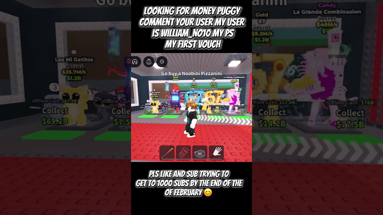 Looking for money puggy my ps I go first my first vouch😊