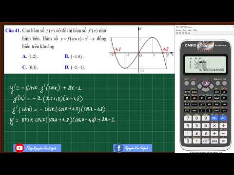Video Casio chọn hàm trong Đồng biến-Nghịch biến|Sai lầm cần... - youtube