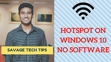 Turn Windows 10 Laptop into WiFi Hotspot Easily