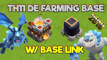 TH11 Dark Elixir Farming Base - Clash of Clans 2019