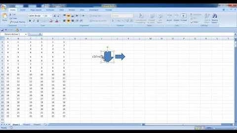 Microsoft Excel 2007 useful tricks-2 step by step hindi/urdu