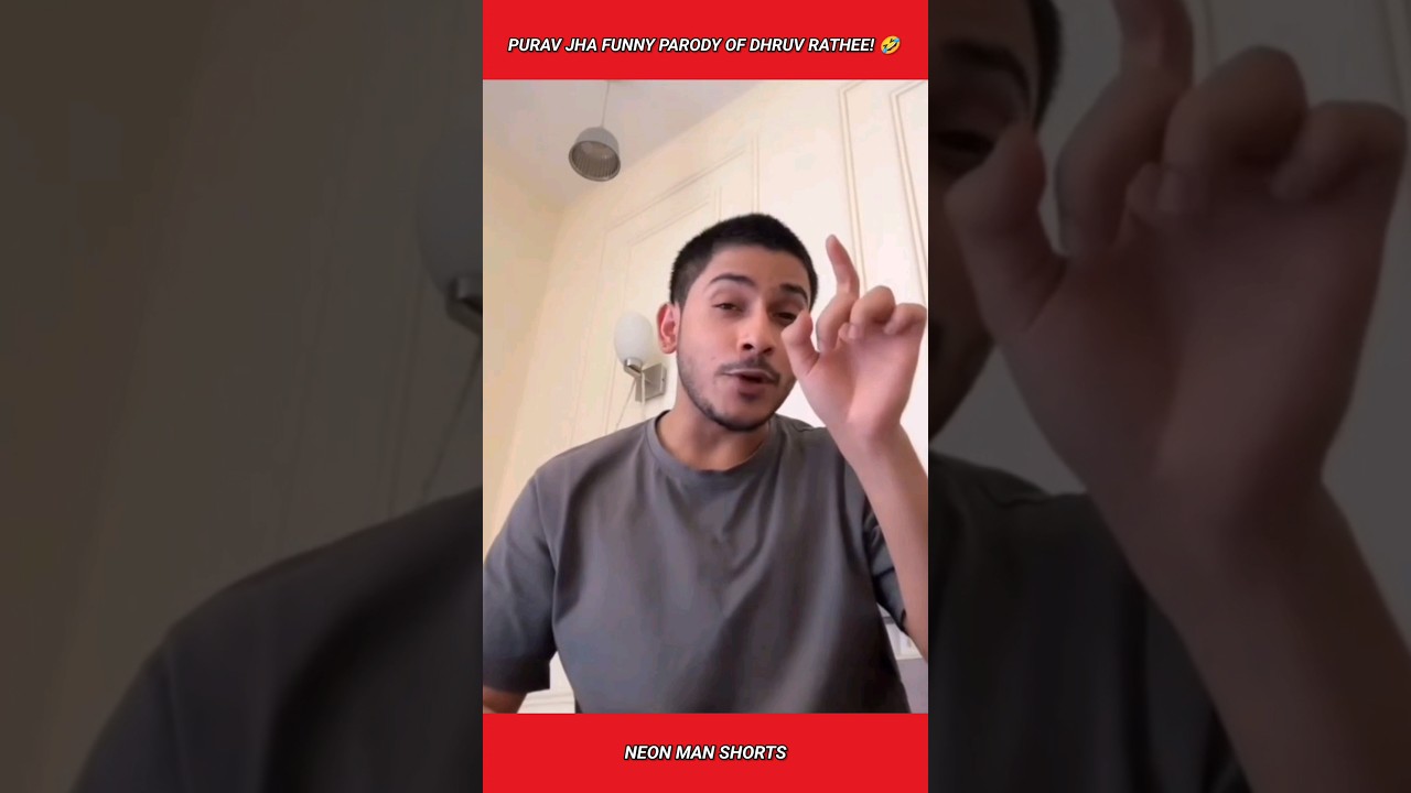 Purav Jha FUNNY PARODY of Dhruv Rathee! 🤣 