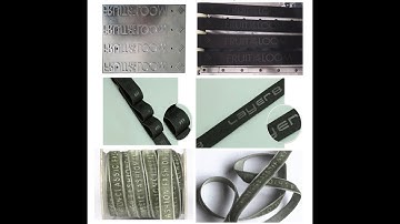 supply embossing machine to make debossing logo on elastic band price