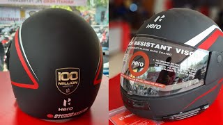 Hero 100 Million Edition Helmet|Studds| Black Beauty
