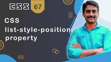 CSS list-style-position Property - CSS Tutorial 67 🚀