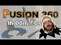 How many lures can I design in Fusion 360 within 1 hour?