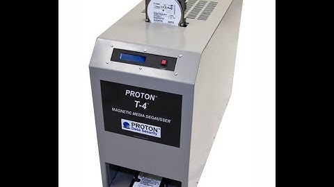 Hard drive degausser - hard drive degaussing