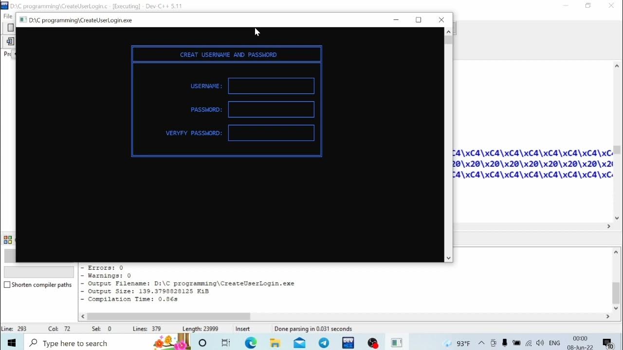 Project Bank management system in c programming - YouTube