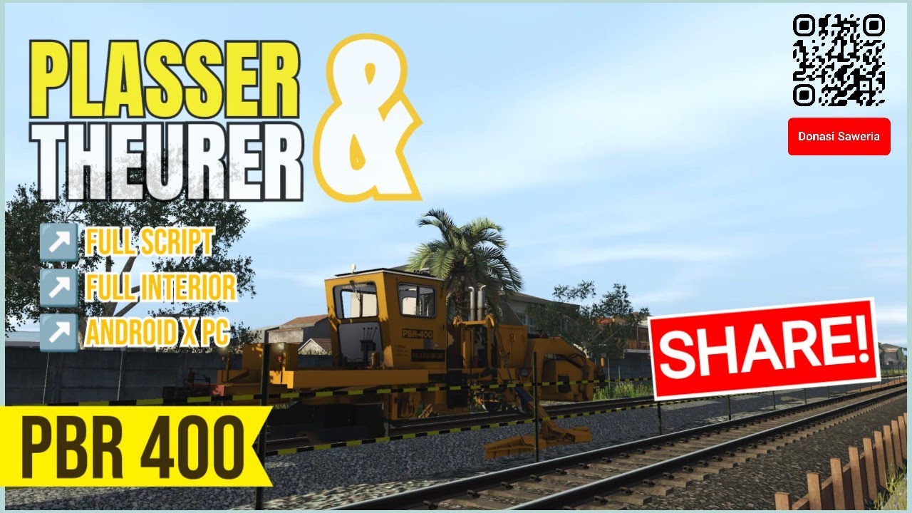 SHARE PLASSER & THEURER PBR 400 SKYTRAINZ | Meratakan Ballast Proyek DT Daop 8