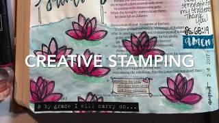 Bible Journaling - Lotus Flower