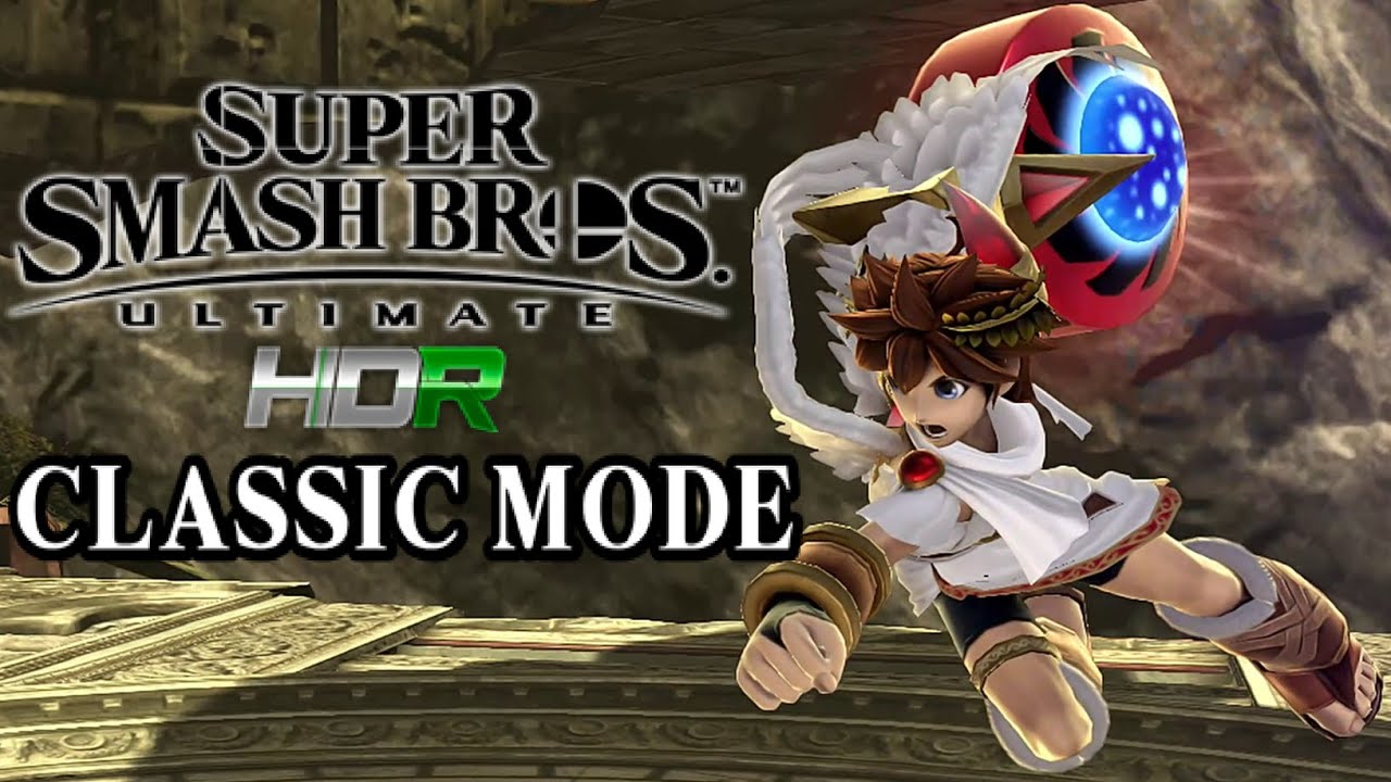 Smash Bros. Ultimate (HDR) - Classic Mode with Pit