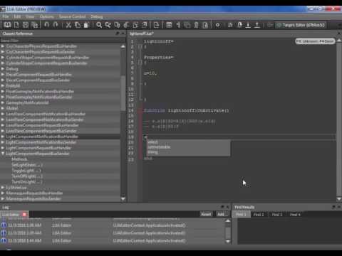 Lumberyard 1.5-Free Game Engine-TurnOnLight TurnOffLight-Lua Script-Easy to Learn