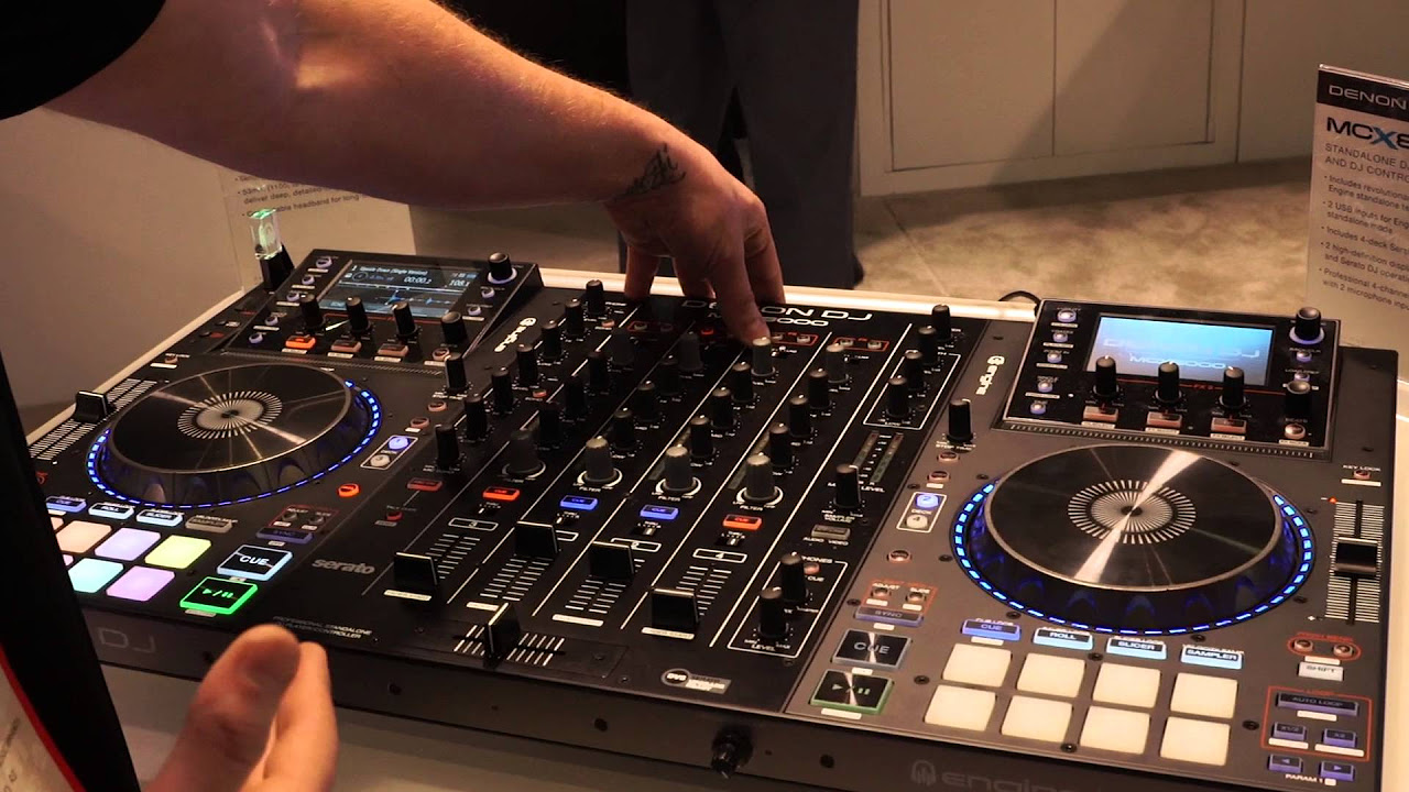 DENON DJ MCX8000 コントローラー　値下げ可能 Denon MCX8000 Serato 4ch 4 Deck DJ Controller AC100-240V 4