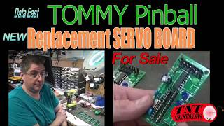 #1603 Data East TOMMY Pinball Machine New BLINDER PCB developed by Frank Lindenmuth