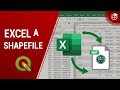 Convierte tabla Excel a Shapefile con QGIS | 2020