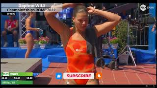Daphne Wils L Michelle Heimberg 1M Spingboard L Championships Rome 2022