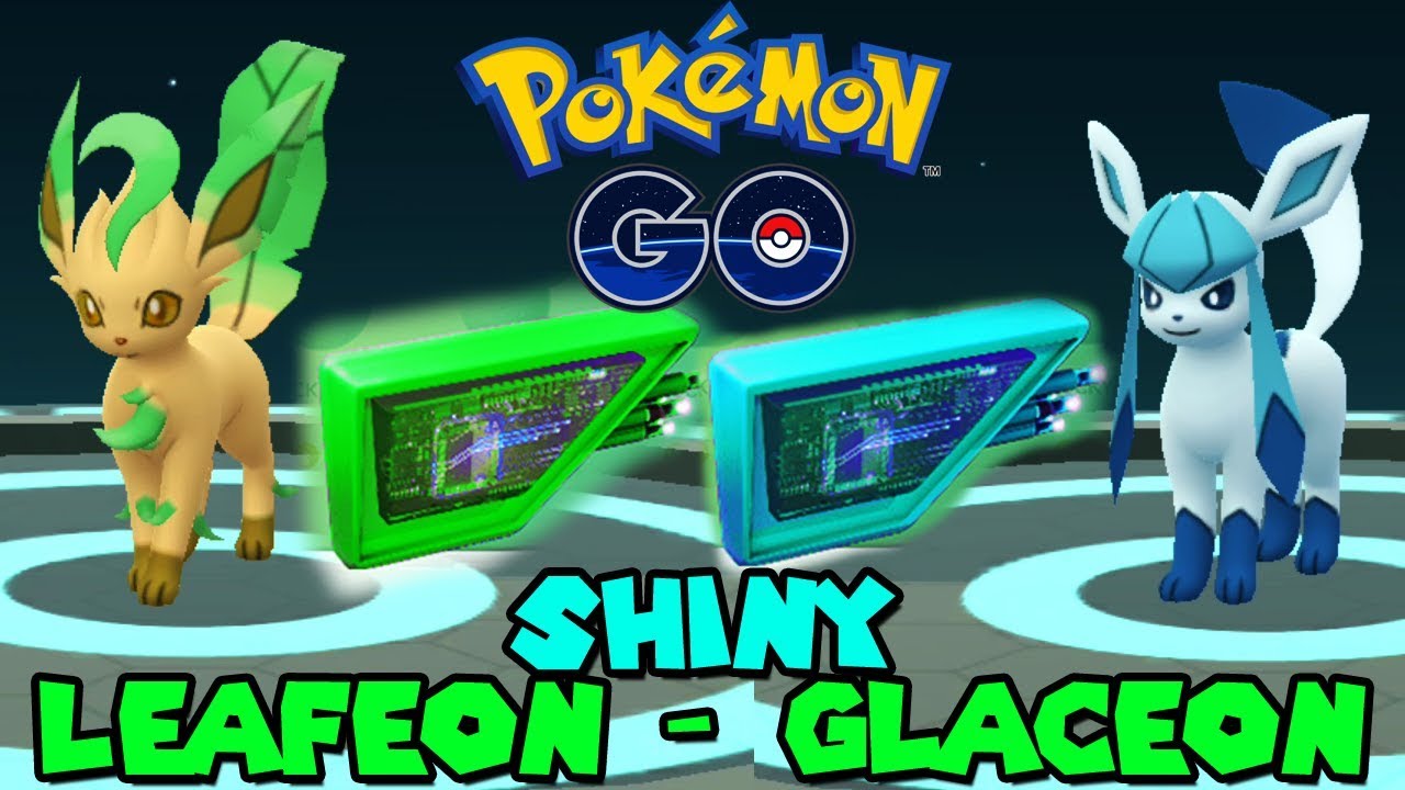 New Shiny Eeveelutions In Pokemon Go Shiny Leafeon Shiny Glaceon Youtube