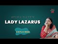 Lady Lazarus Sylvia Plath Line By Line Analysis NibblePop Monami Mukherjee Lady Lazarus Sylvia Plath Line By Line Analysis NibblePop Monami Mukherjee