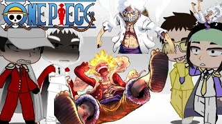 Marines react to GEAR 5 Luffy Future