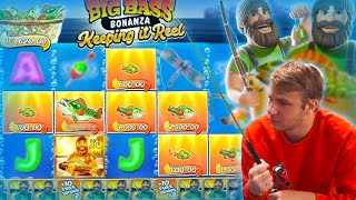 I went fishing on Big Bass Bonanza and caught something MASSIVE!