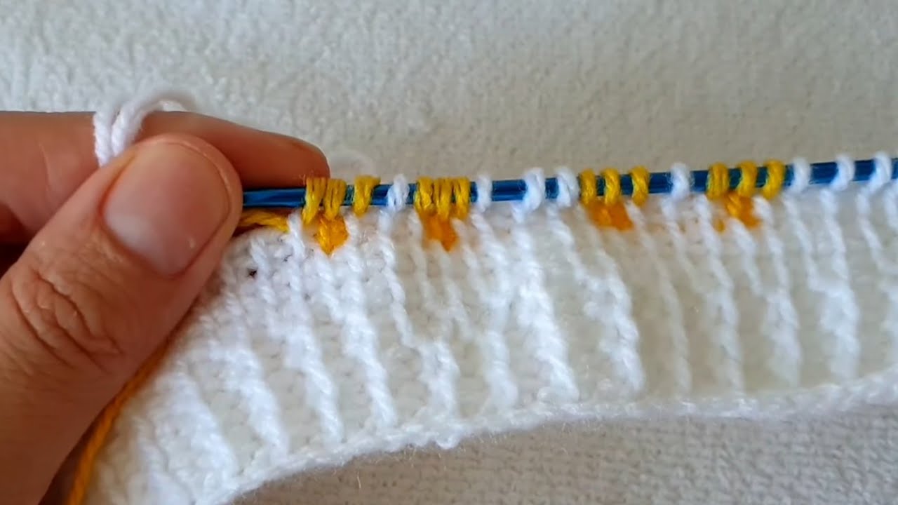 Тунисский узор для вязания крючком, узоры для вязания крючком туникана