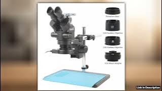 83MP 4k 1080P HDMI USB Video Camera 35X90X Simul Focal Stereo Trinocular Microscope Set For PCB BGA