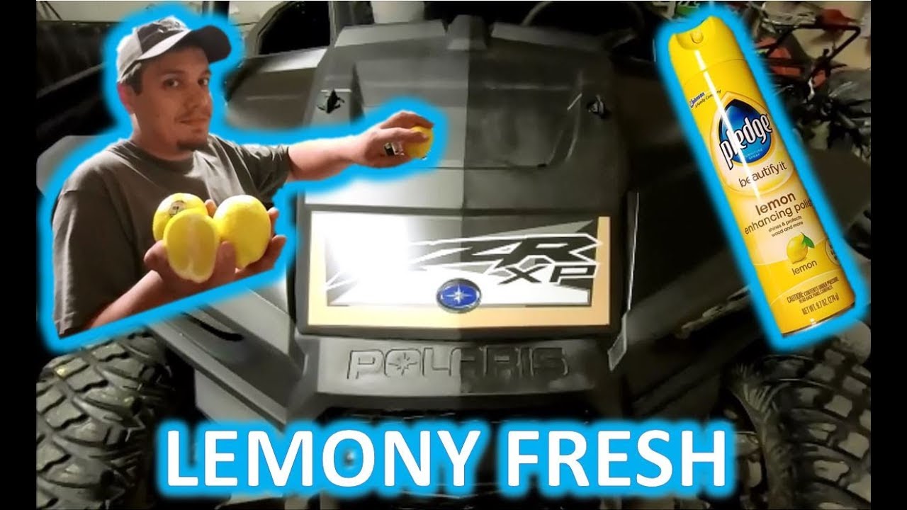 Using PLEDGE to reduce mud stains on Polaris RZR? - Lemony Fresh RZR ...