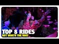 TOP 8 Walt Disney World Rides NOT Worth the Wait | Best and Worst | 01/24/18