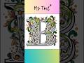Visual English: Coloring ABC Letter B 🍌🐻 #AlphabetForAdults