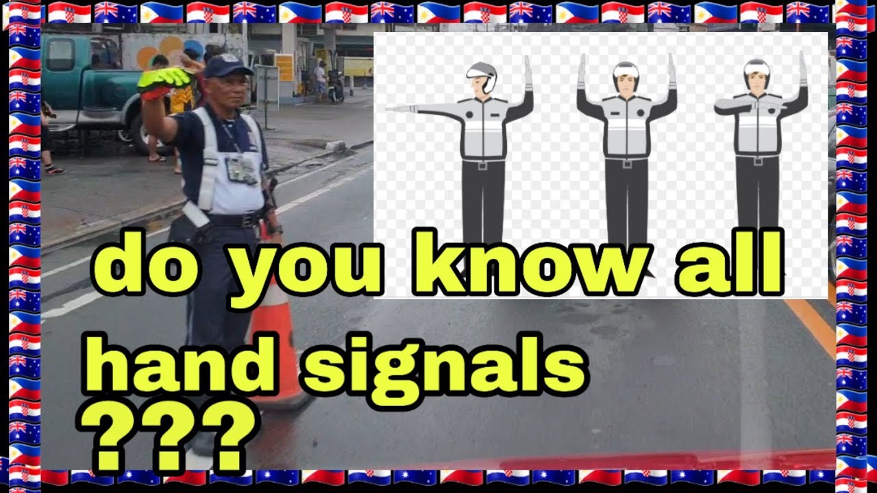 Traffic Control Hand Signals