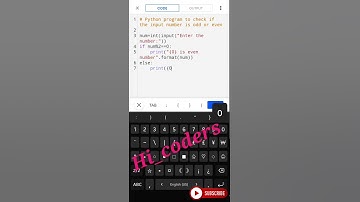 Python Program to Check if a Number is Odd or Even! even or odd kaise check kare!#shorts #python #