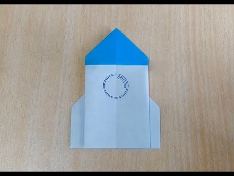 Cara Membuat Origami Seni Melipat Kertas Roket
