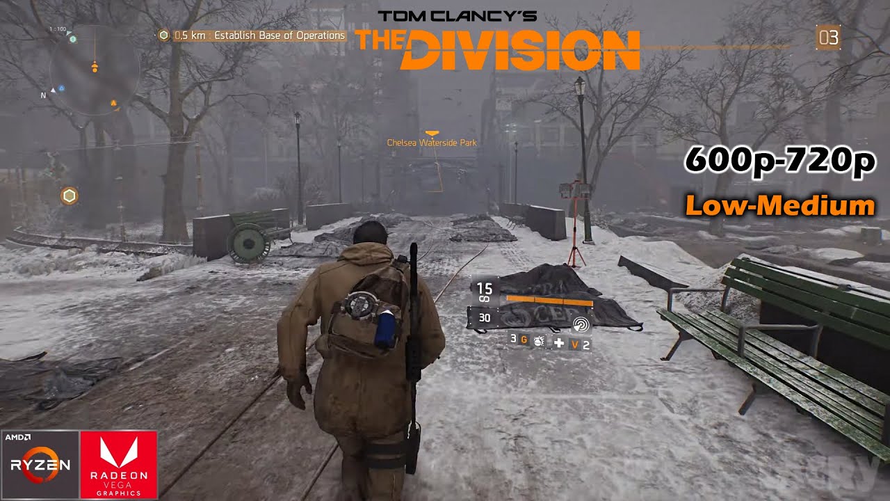 The Division - RYZEN 5 3500U - 8GB RAM - VEGA 8 - Benchmark