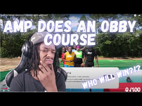 Amp Does An IRL Obby Course (Reaction Video)