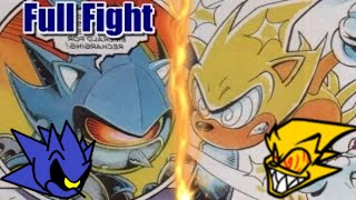 Sonic the comic issue 49/50 metallix fight But i put fnf Crush and Chaos instrumental onto it