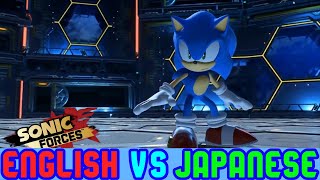 Sonic Forces Cutscene Comparison Zavoks Defeat Time For Running English Vs Japanese