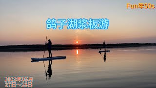 鸽子湖浆板游 - 荷叶田田，光影翩翩