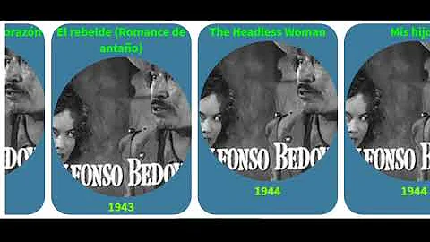 Movies list of Alfonso Bedoya From 1935 to 1958