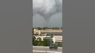 Video Captures Funnel Cloud Forming Over Texas #shorts