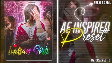 Indian Girls 💕💫 | Aankhein Khuli 😍👀 | Ae Inspired Alight Motion Preset | Alight Motion Xml |