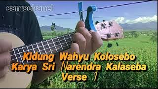 Kidung Wahyu Kolosebo Cover  Ukulele Senar 4Verse 1//Cak Sol@samschanel_caksol