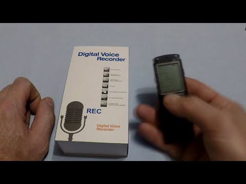 обзор диктофона Digital Voice Recorder  с алиэкспресс