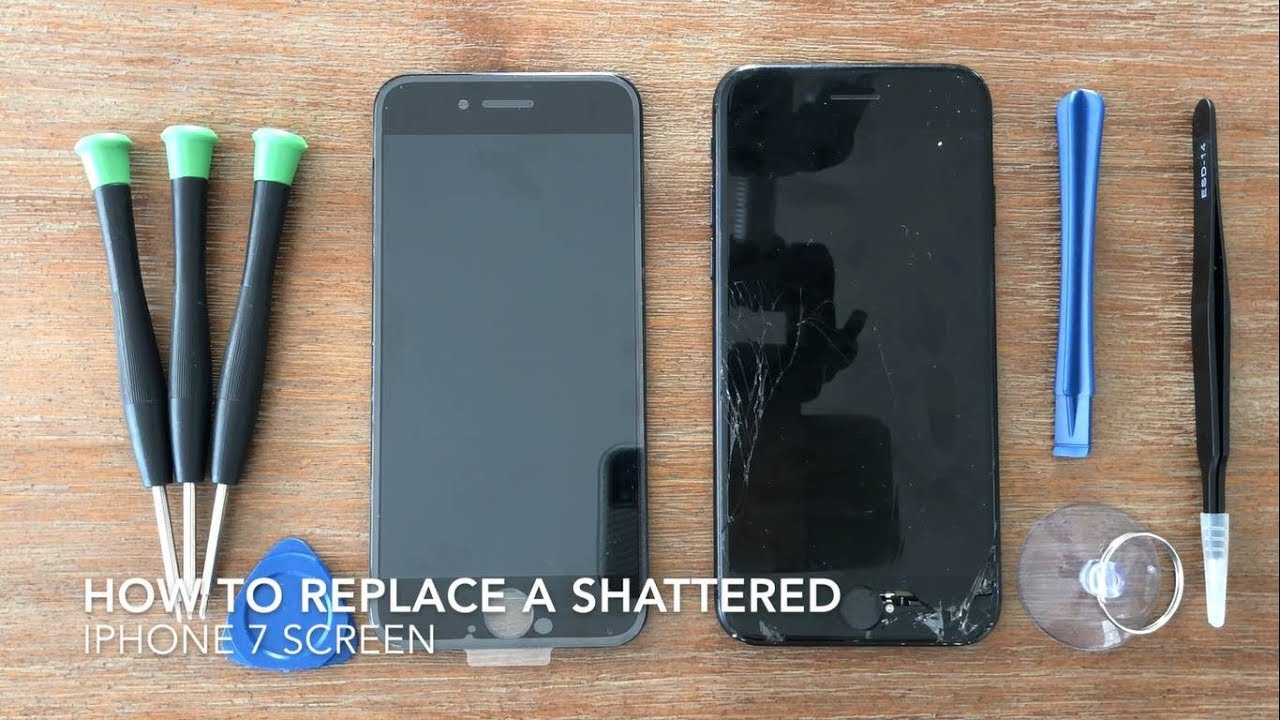 How To Replace A Shattered Iphone 6 Screen Youtube