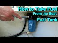 How to Take Out Fuel from the Boat Fuel Tank in my Crooked PilotHouse Boat parker boats