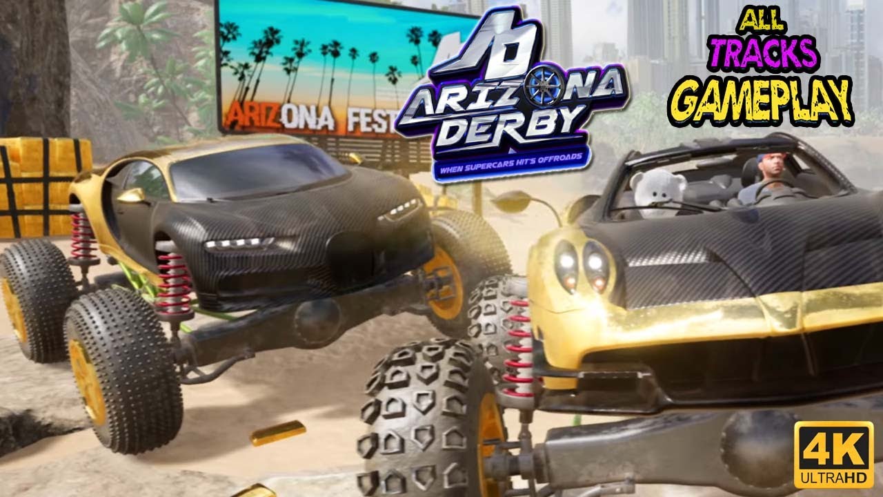 Arizona Derby All Tracks Gameplay PC Steam 4K